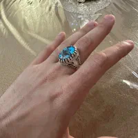 انگشتر نقره فیروزه نیشابور نو زیر قیمت