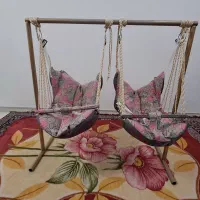 دو عدد تاب ریلکسی کودک با پایه ی دست ساز و محکم