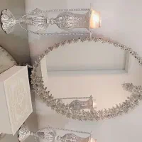 یک جفت شمعدان ملیله سایز بزرگ