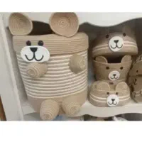 ست بافت حصیری* مناسب اتاق نوزاد شیک در سیسمونی