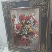 دو عدد تابلو فرش نو ماشینی