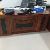میز اداری کامپیوتر و تحریر به همراه L