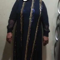 لباس شب سرمه ای