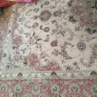 فرش  ماشینی کرم پوست پیازی1700شانه درحدنو