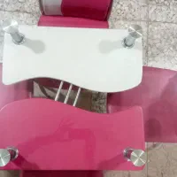 میزوصندلی شبشه ای ۴نفره