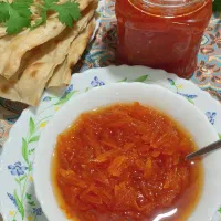 انواع مربا هویج/به/توت فرنگی/آلبالو