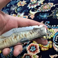 چاقوی شاخ و تیغه ی فولادی اصل