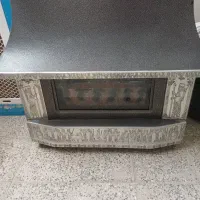 بخاری شومینه ایی و سینک سه قلو