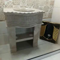 روشویی سنگی و کابینی