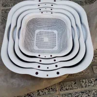 ست آبکش و لگن 8 پارچه