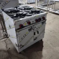 چهار شعله فردار دمکن برنج خورشت پز اجاق گاز صنعتی