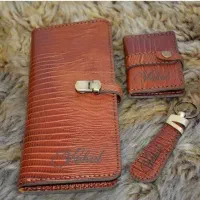 کیف دسته چک چرم طبیعی