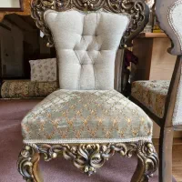 صندلی منبتکاری چوب گردو