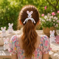 کش موی خرگوشی دست بافت