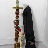 قلیون چوبی طعم دوسیب