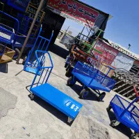 گاری باسکولی چرخ دستی چهار حمل بارکش(گاری باسکولی)