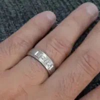 خرید و فروش انواع حلقه پلاتین PT800در محل