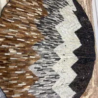 فرش چرم گاو