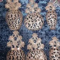 گلدون دیوارکوب برنجی