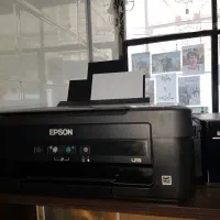 پرینتر سه کاررنگی سیاه سفید اپسون L210 کاملا سالم