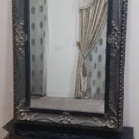 اینه و کنسول چوبی