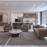 طراحی و اجرای کابینت کناف کاغذ پرده اینه بالکن