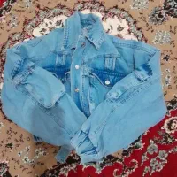 کت جین آبی روشن نو