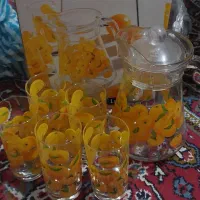 ابزار آشپزخانه پارچ و لیوان بشقاب چینی
