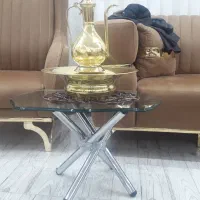 جلو مبلی شیشه ای