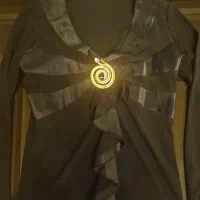 بلوز مشکی سایز ۳۸ نو