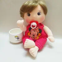 عروسک نینی دست‌ساز پستونک دار