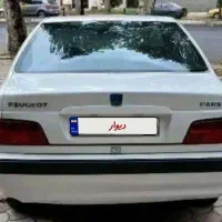 پژو پارس سفید دوگانه کارخانه