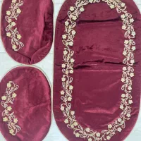 ترمه دست دوز مخملی و منجوق دوزی شده