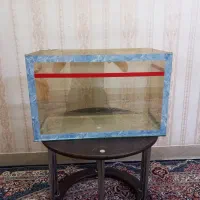 آکواریوم خانگی.طول۵۵عرض۲۵ارتفاع۳۵