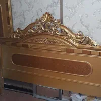 تخت دونفره چوبی
