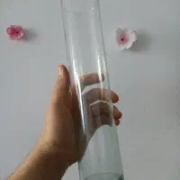 شیشه گل استوانه شیشه ایی ۳۰ سانتی موجوده