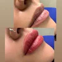 فقط هزینه مواد تینت لب و ابرو