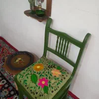 صندلی تکی چوب جنگلی