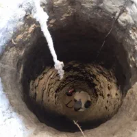 چاه کن کنده کاری تخریب