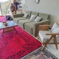 مبلمان راحتی تخت خواب شو و ناهار خوری ۷ نفره