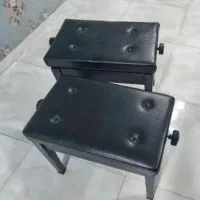 صندلی پیانو و اداپتور پیانو دیجیتال و چرخ پیانو