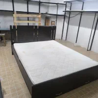 تخت چوبی با تشک طبی دونفره