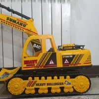 فروش بیل مکانیکی اسباب بازی سایز بزرگ در حد نو