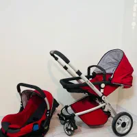 کالسکه بچه مارک گودبیبی به همراه کریر(صندلی ماشین)