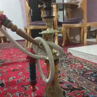 یک عدد قلیان برنز میوای با تمع پرتقال