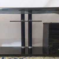 میز تلوزیون شیشه ای