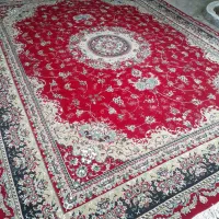 یک جفت قالی قرمزماشینی12متری(سالم)