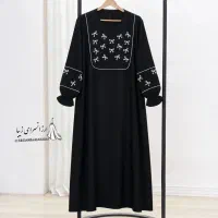مانتو عبایی  الیزه  فری سایز ۴۰ تا ۵۰