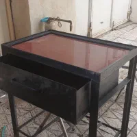 میز کار آهنی کشودار سنگین