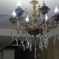 لوستر برنج شش شاخه